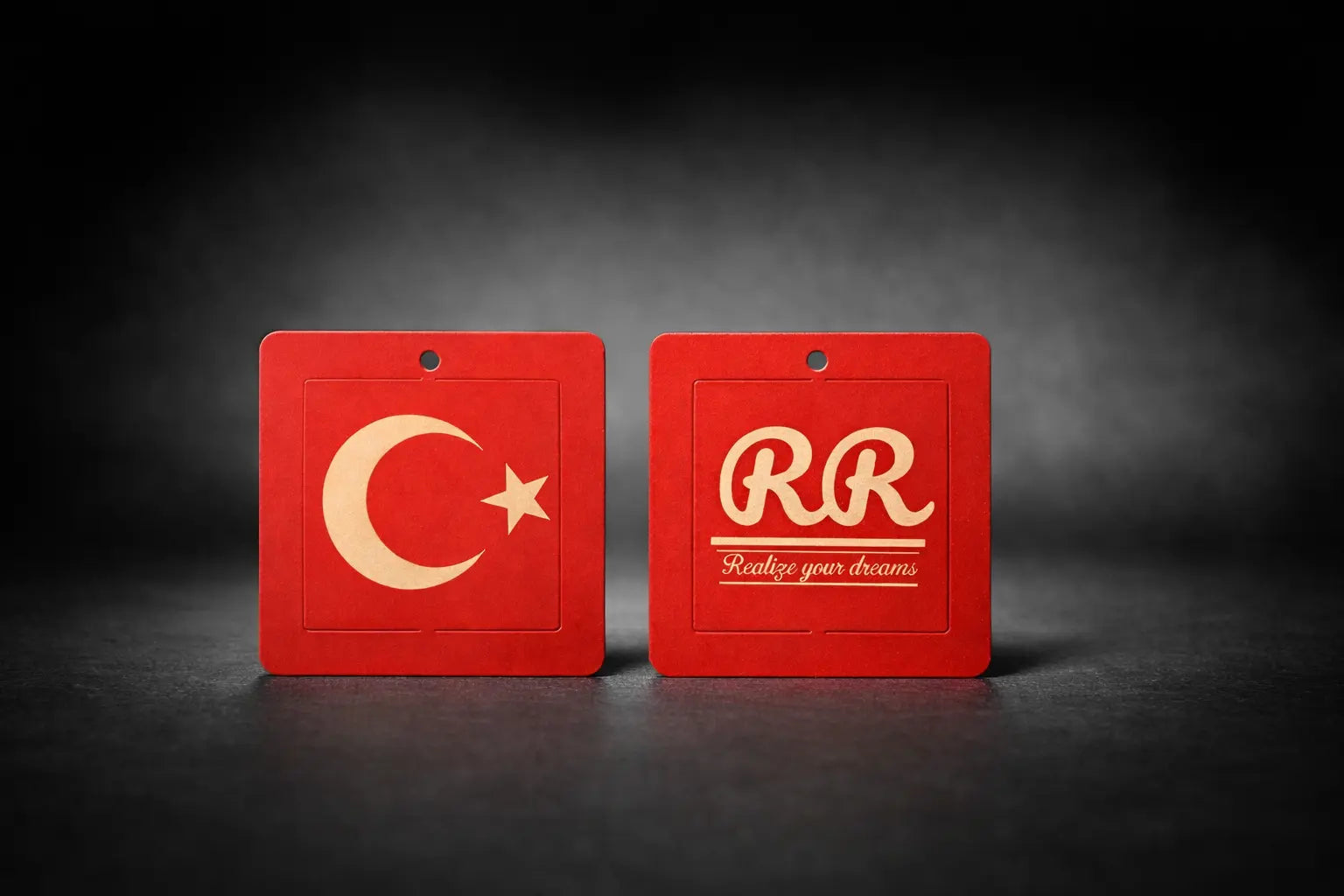 Türkei Flagge Duftanhänger