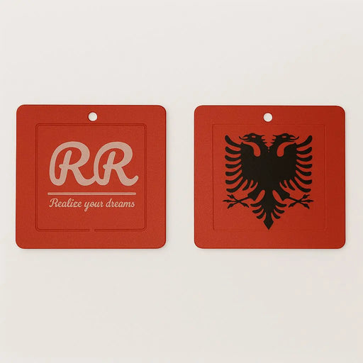 Duftbaum Black Ice - Albanische Flagge Duft24.store